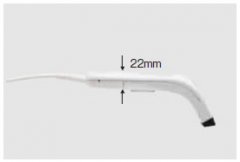 輕質(zhì)、緊湊型設計，握把厚度22mm，主機重量約85g