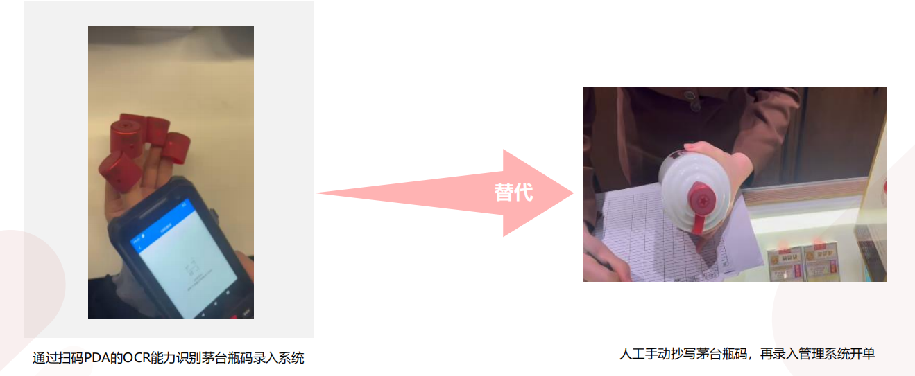 PDA實(shí)現(xiàn)茅臺(tái)酒瓶蓋的日期批次抄碼采集，應(yīng)用于酒水領(lǐng)域的經(jīng)銷批發(fā)物流管理和追溯.png